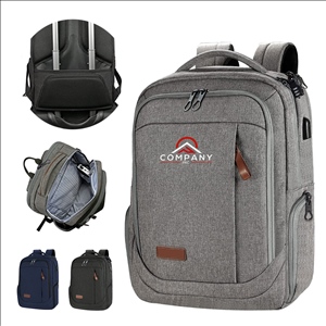 Large Business College Laptop Travel Backpack With USB Port